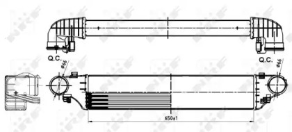 Теплообменник NRF 30164A