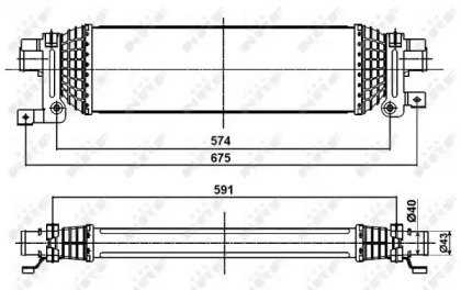 Теплообменник NRF 30285