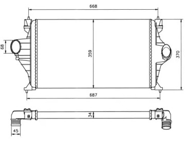 Теплообменник NRF 30802