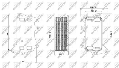 Теплообменник NRF 31283