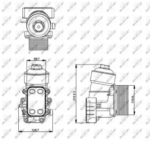 Теплообменник NRF 31355