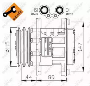 Компрессор NRF 32207G