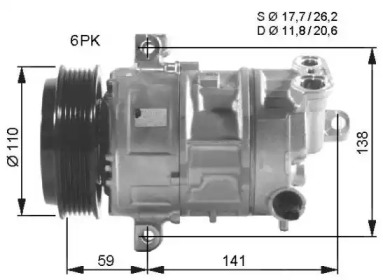 Компрессор NRF 32544G