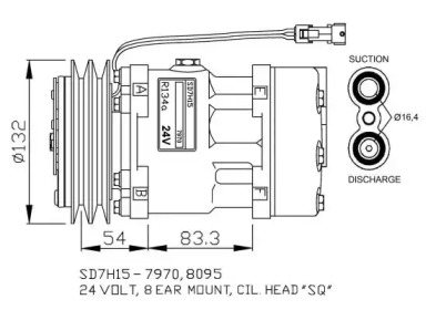 Компрессор NRF 32730G