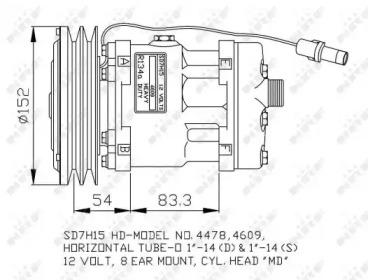 Компрессор NRF 32756G