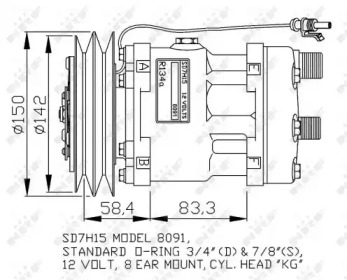 Компрессор NRF 32767G