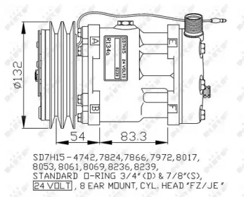 Компрессор NRF 32769G