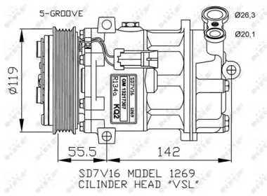 Компрессор NRF 32818G