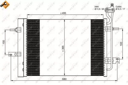 Конденсатор NRF 350034