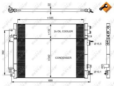 Конденсатор NRF 350037