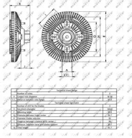 Сцепление NRF 49404