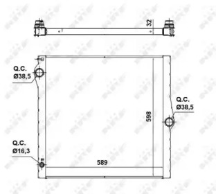 Теплообменник NRF 50139