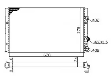 Теплообменник NRF 50457A