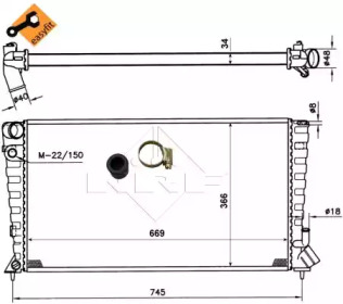 Теплообменник NRF 509510