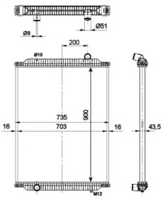 Теплообменник NRF 509700