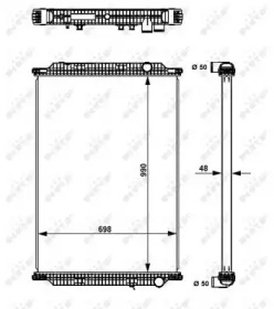 Теплообменник NRF 509725