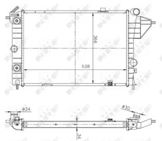 Теплообменник NRF 513508A