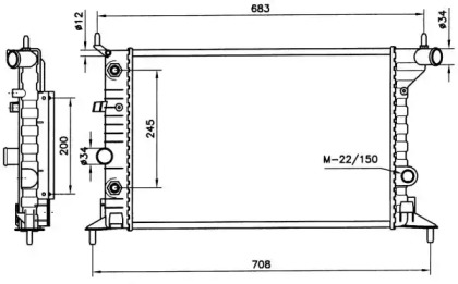 Теплообменник NRF 519516