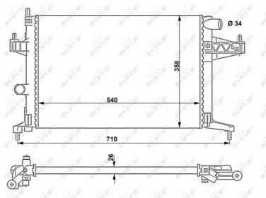 Теплообменник NRF 519596