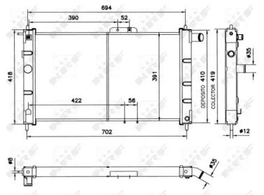 Теплообменник NRF 52053