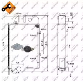 Теплообменник NRF 52138