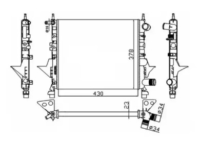 Теплообменник NRF 529513