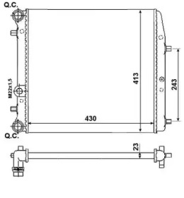 Теплообменник NRF 53021A