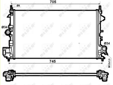 Теплообменник NRF 53074