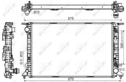 Теплообменник NRF 53116