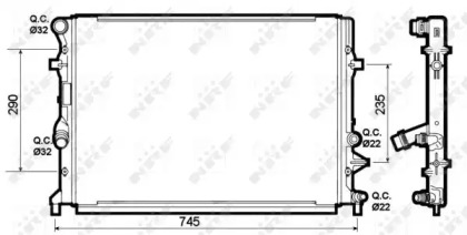 Теплообменник NRF 53139