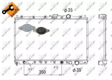 Теплообменник NRF 53304