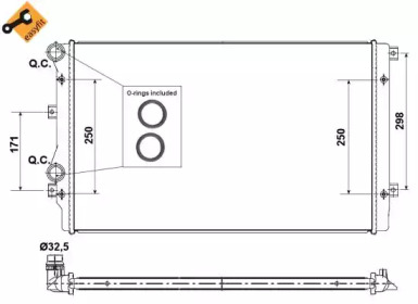 Теплообменник NRF 53406