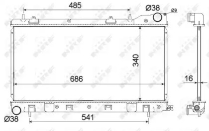 Теплообменник NRF 53595