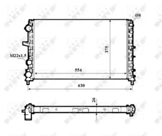 Теплообменник NRF 53621A