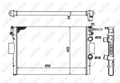 Теплообменник NRF 53623A