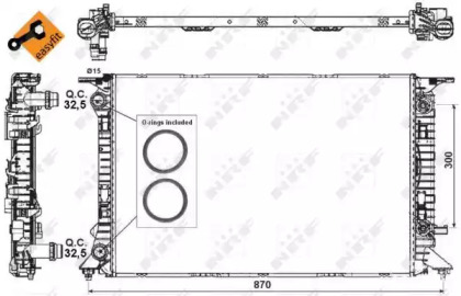 Теплообменник NRF 53718