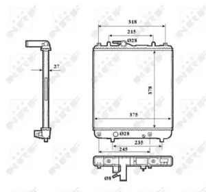 Теплообменник NRF 53825