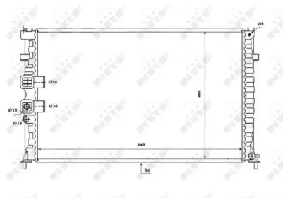 Теплообменник NRF 53842