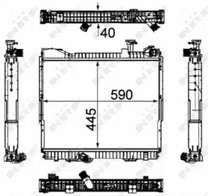 Теплообменник NRF 53860