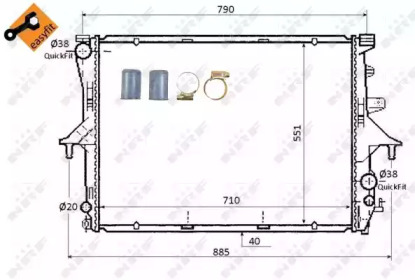 Теплообменник NRF 53864