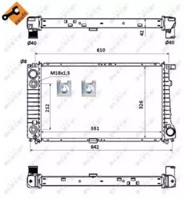 Теплообменник NRF 53877