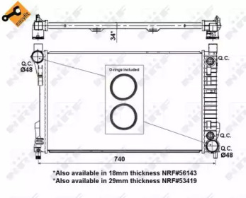 Теплообменник NRF 53878