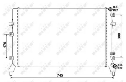 Теплообменник NRF 53884