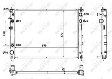 Теплообменник NRF 53887