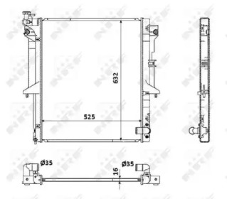 Теплообменник NRF 53907