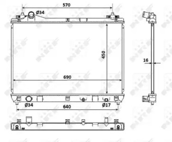 Теплообменник NRF 53917