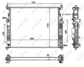 Теплообменник NRF 53937