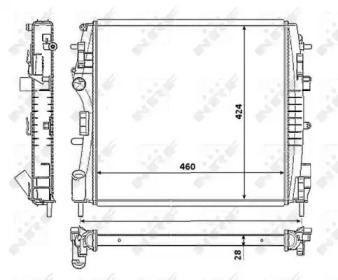 Теплообменник NRF 53938