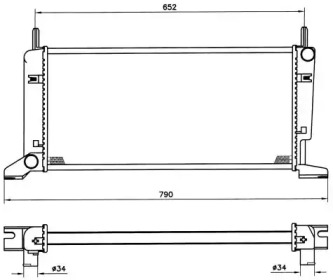 Теплообменник NRF 539500