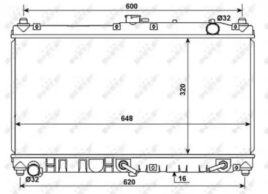 Теплообменник NRF 53977